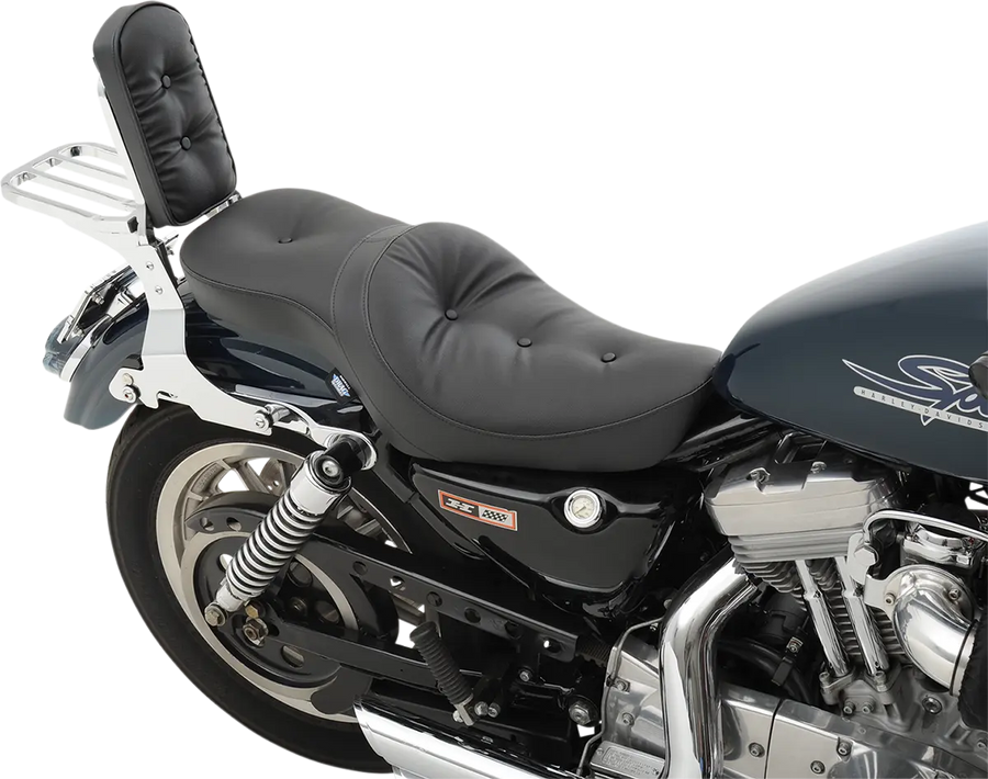 harley-davidson sportster s [ESPECIALIDADES DE ARRASTRE] – Asiento plano de vinilo de doble canal
