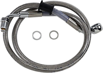 harley davidson flde [ESPECIALIDADES DE ARRASTRE] - Línea de freno extendida de acero inoxidable