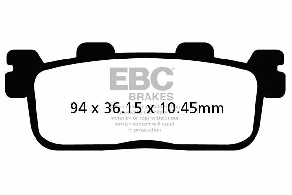Yamaha DT 125 [EBC] -SFA-HH Serie Roller Sinter Metal Brake Ports