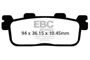 Yamaha DT 125 [EBC] -SFA-HH Serie Roller Sinter Metal Brake Ports