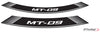 YAMAHA MT-09 SPORT TRACKER [2016] - Adhesivos especiales borde de llanta | Plata | PUIG 9135P