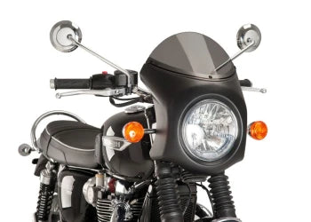 TRIUMPH BONNEVILLE T 120 NEGRO [2025] – Disco de scooter urbano – Transparente