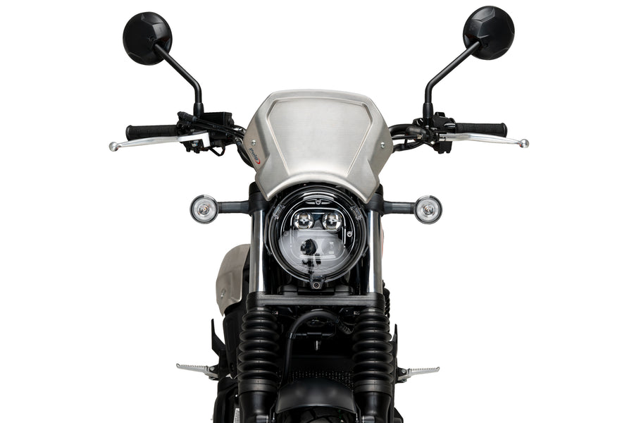 HONDA CL 500 [2025] – Panel frontal de aluminio – negro
