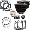 Harley-Davidson FLFBS 1923 Softail Fat Boy 117 [2025] - 132" Hochverdichtungs- / 136" Big Bore Kit – Oberfläche: Schwarz, Nicht hervorgehobene Kühlrippen – Merkmal: +8,5 cm³ Kuppelvolumen – Bild 3