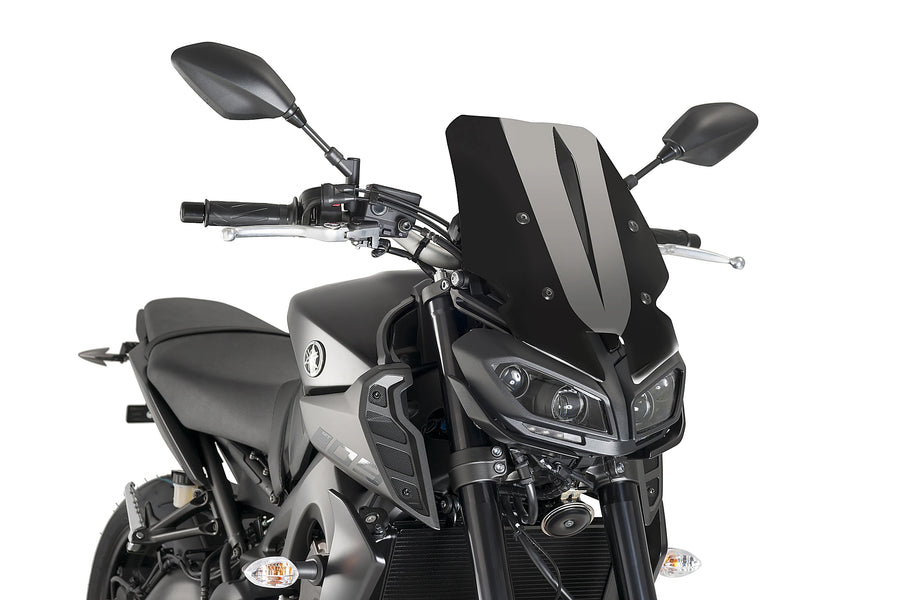 YAMAHA MT-09 SP [2020] - Parabrisas Touring de nueva generación | Negro | PUIG 9377N