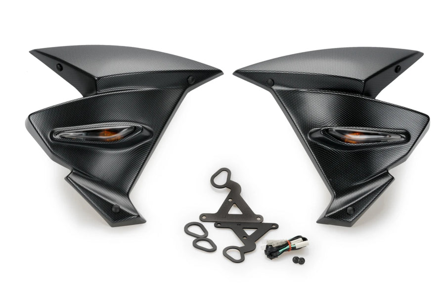YAMAHA MT-09 SP [2020] - Tapa del radiador - Negro mate