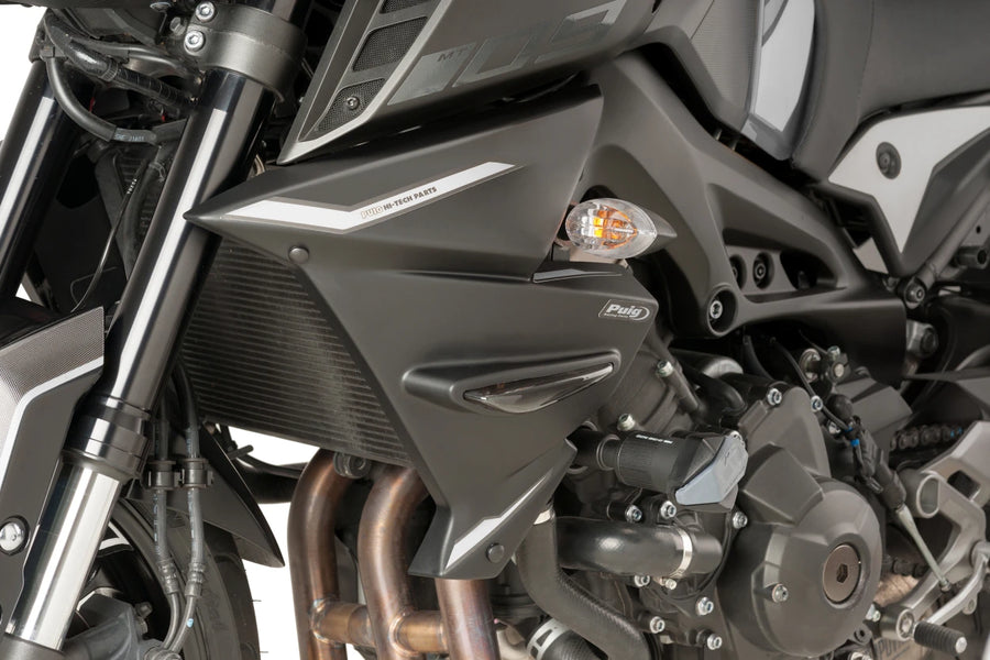 YAMAHA MT-09 SP [2020] - Tapa del radiador - Negro mate