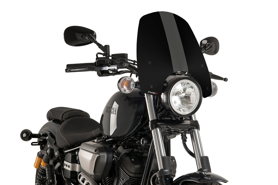 YAMAHA XV 950 R [2020] - Cúpula Touring de Nueva Generación | Negro | PUIG 9438N