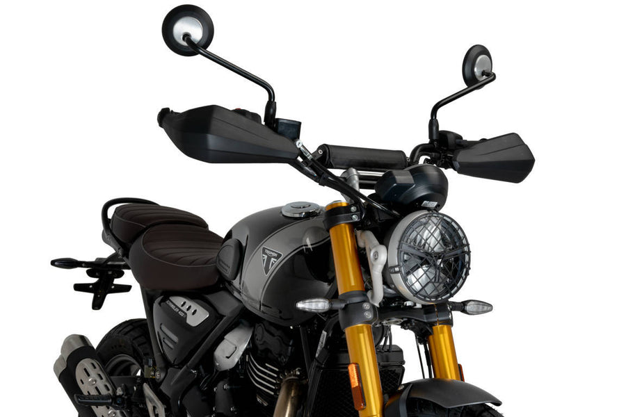 TRIUMPH SCRAMBLER 400X [2025] – Pantalla de carenado retro – Negro