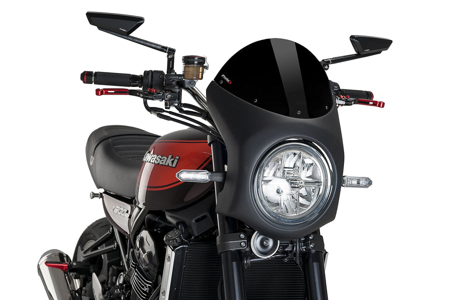 KAWASAKI Z 900 RS SE [2025] - Cúpula carenado retro | Negro | PUIG 9595N