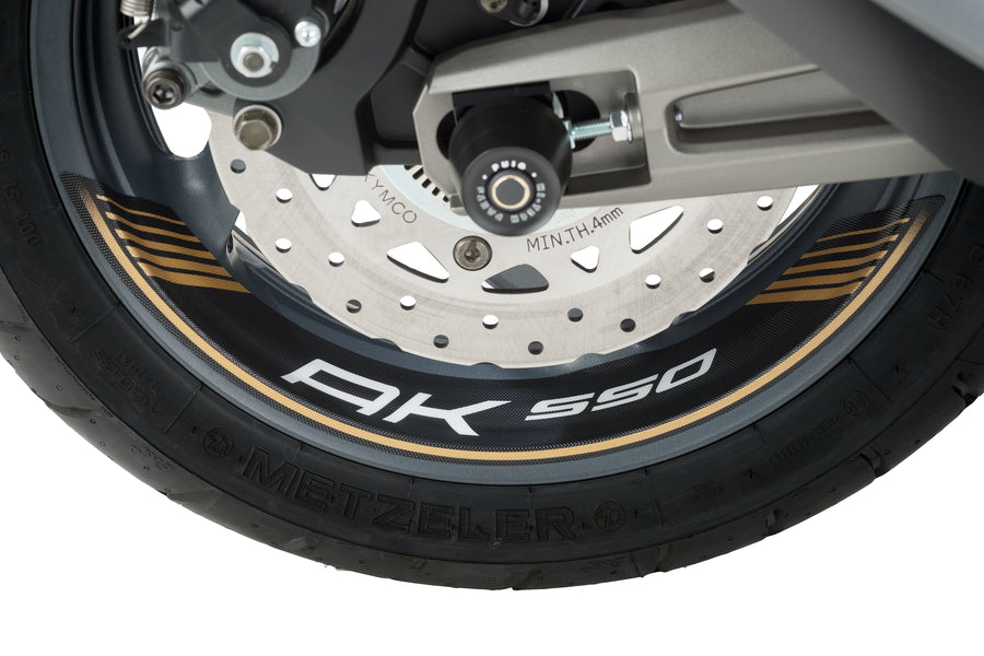 KYMCO AK 550 PREMIUM [2025] - Especiales de fondos de llanta - Plata