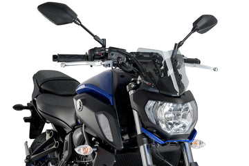 TRIUMPH BONNEVILLE T 120 BLACK [2025] - Parabrisas deportivo de nueva generación | Teñido | PUIG 9666H