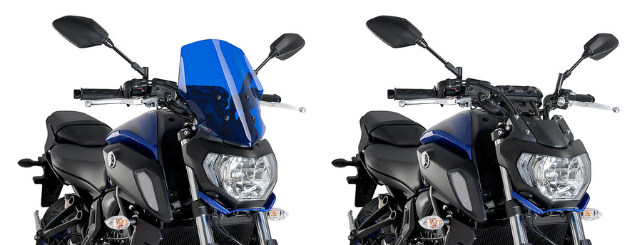 YAMAHA MT-07 [2020] - Parabrisas Touring de Nueva Generación | Azul | PUIG 9667A