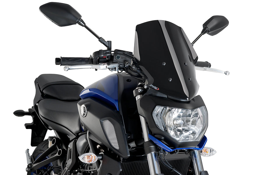 YAMAHA MT-07 [2020] - Parabrisas Touring de Nueva Generación | Negro | PUIG 9667N