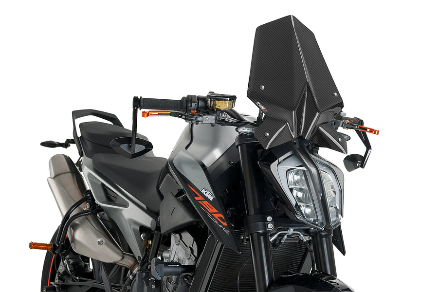 KTM 890 DUKE R [2025] - Parabrisas deportivo de nueva generación | Aspecto carbono | PUIG 9668C