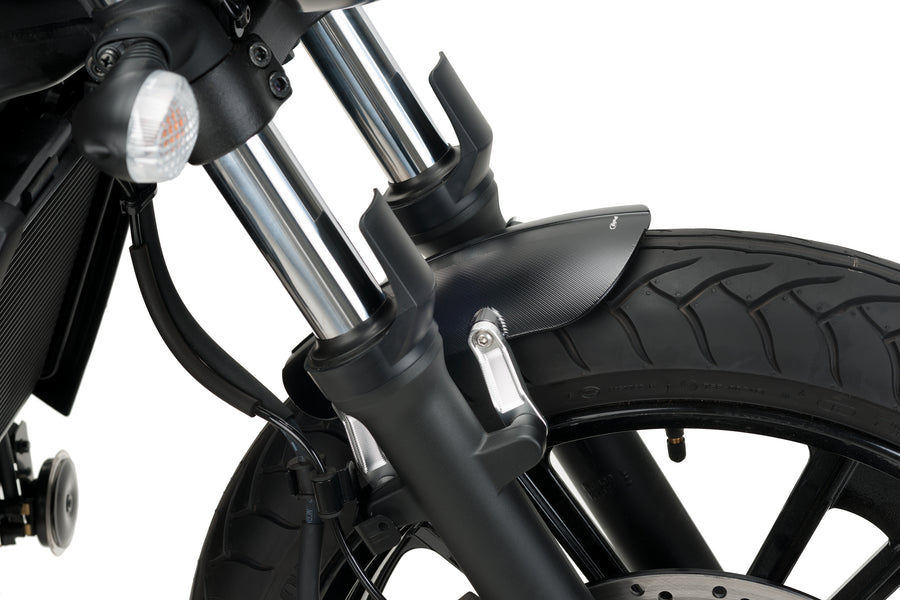 KAWASAKI VULCAN S [2025] – Guardabarros delantero de chapa gruesa de aluminio – Negro