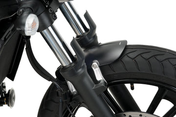 KAWASAKI VULCAN S [2025] – Guardabarros delantero de chapa gruesa de aluminio – Negro - 0