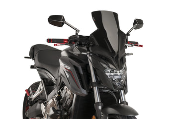 HONDA CB 650 F [2018] - Parabrisas deportivo de nueva generación | Negro | PUIG 9687N