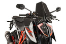 KTM 1290 SUPER DUKE R [2017–2018] - PUIG Touring-Windschild | Schwarz | PUIG 9692N