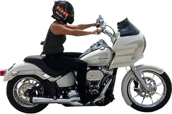 Harley Davidson Fxlr [KLOCK WERKS] - Guardabarros delantero serie Hugger con bloques de montaje para Softail/Dyna