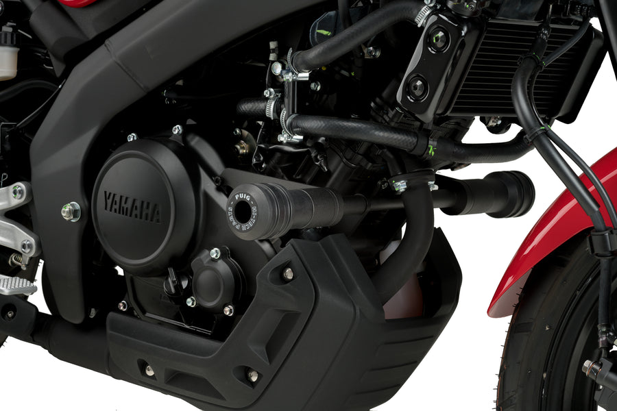 YAMAHA XSR 125 [2025] – Protectores de chasis Vintage 2.0 – Negro