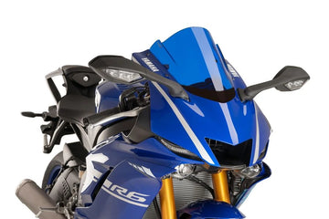 YAMAHA YZF-R6 RACE [2025] - Pantalla PUIG Z-Racing | Azul | PUIG 9723A