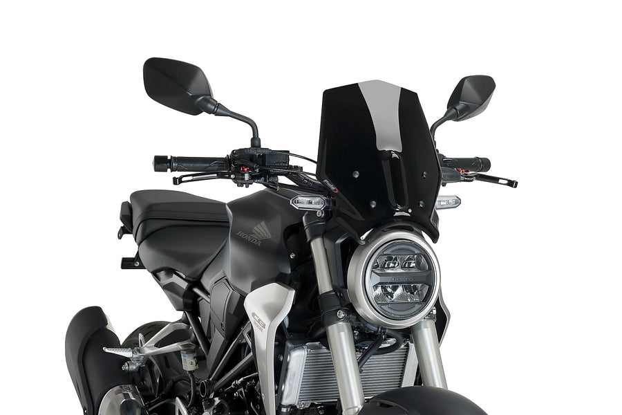HONDA CB 300 R NEO SPORTS CAFE [2023] - Parabrisas deportivo de nueva generación | Negro | PUIG 9734N