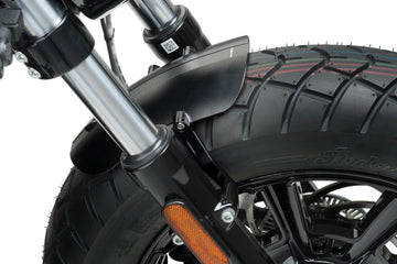 INDIAN SCOUT [2025] – Chapa de aluminio gruesa del guardabarros delantero – Negro - 0