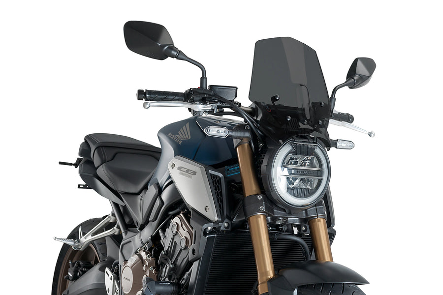 TRIUMPH BONNEVILLE T 120 BLACK [2025] - Parabrisas deportivo de nueva generación | Muy tonificado | PUIG 9748F