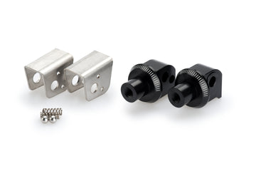 BMW F 900 GS ADVENTURE [2024] – Adaptador de almohadilla de goma para reposapiés del pasajero – negro