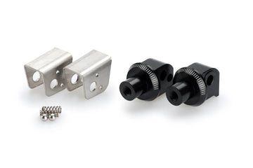 BMW F 900 GS ADVENTURE [2024] – Adaptador de almohadilla de goma para reposapiés del pasajero – negro - 0