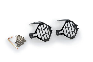 VOGE 500R [2025] – Juego de rejillas protectoras de faros HI-BEAM – Negro