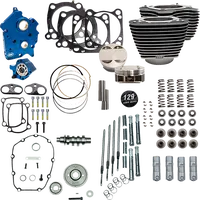 Harley-Davidson FLRT 1868 Freewheeler 114 [2025] - 129" Power Package Motorleistungs-Kit – Oberfläche: Schwarz, Hervorgehobene Lamellen – Merkmal: Verchromte Stößelstangenrohre – Bild 5