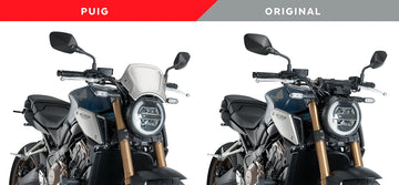 HONDA CB1000R NEO SPORTS CAFÉ - Panel frontal de aluminio | Plata | PUIG 9803P