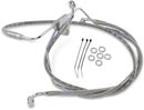 harley davidson flhtc [ESPECIALIDADES DE ARRASTRE] - Kit de línea de freno extendida de acero inoxidable-3