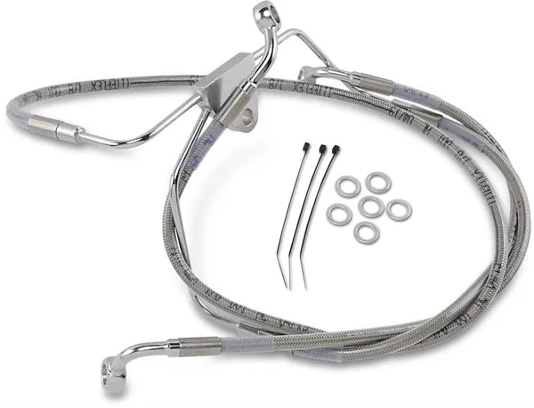 Harley Davidson Flhtcui [ESPECIALIDADES DE ARRASTRE] - Kit de línea de freno de acero inoxidable, extendido