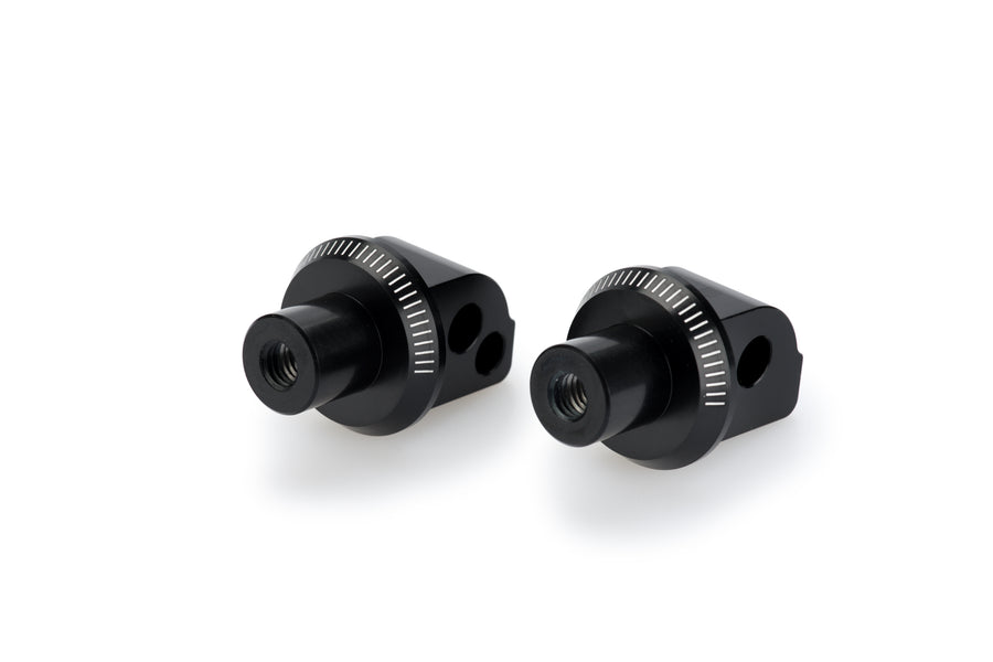 APRILIA SHIVER 900 [2020] – Adaptador almohadilla de goma reposapiés del pasajero – negro