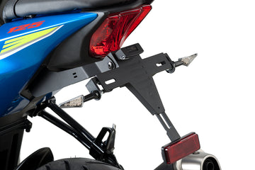 SUZUKI GSX-S125 / GSX-R125 [2017–2018] - Kennzeichenhalter | Schwarz | PUIG 9958N