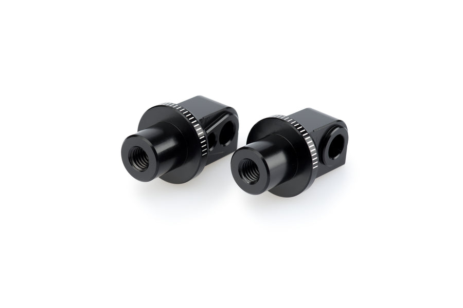 SUZUKI GSX-8TT [2025] – Adaptador de almohadilla de goma para reposapiés del pasajero – negro