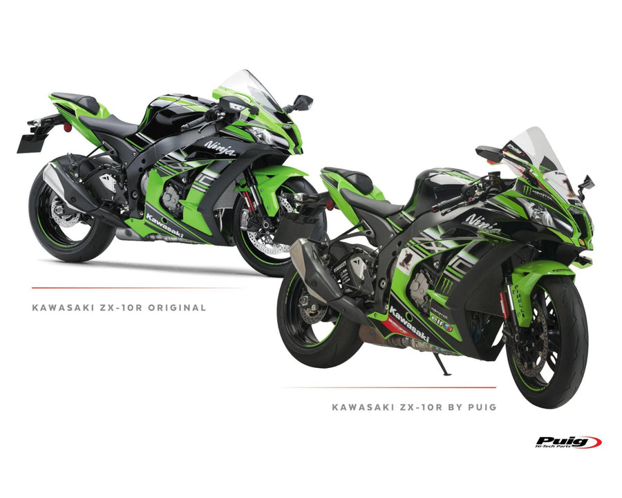 KAWASAKI ZX-10RR NINJA PERFORMANCE [2018] – Cúpula R-Racer – Negro