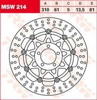 Kawasaki ZXR 400 R SP [1990-1996] - Flame Series Schwimmende Bremsscheibe – Bild 8