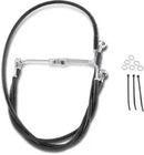 Harley Davidson Flhr [ESPECIALIDADES DE ARRASTRE] - Kit de línea de freno extendida de vinilo negro