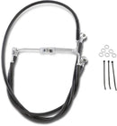 Harley Davidson Flhr [ESPECIALIDADES DE ARRASTRE] - Kit de línea de freno extendida de vinilo negro