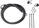 harley davidson fxsts [ESPECIALIDADES DE ARRASTRE] - Kit de línea de freno de vinilo negro extendido-1