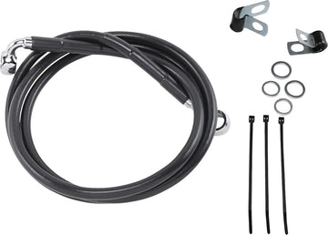 harley davidson fxsts [ESPECIALIDADES DE ARRASTRE] - Kit de línea de freno de vinilo negro extendido