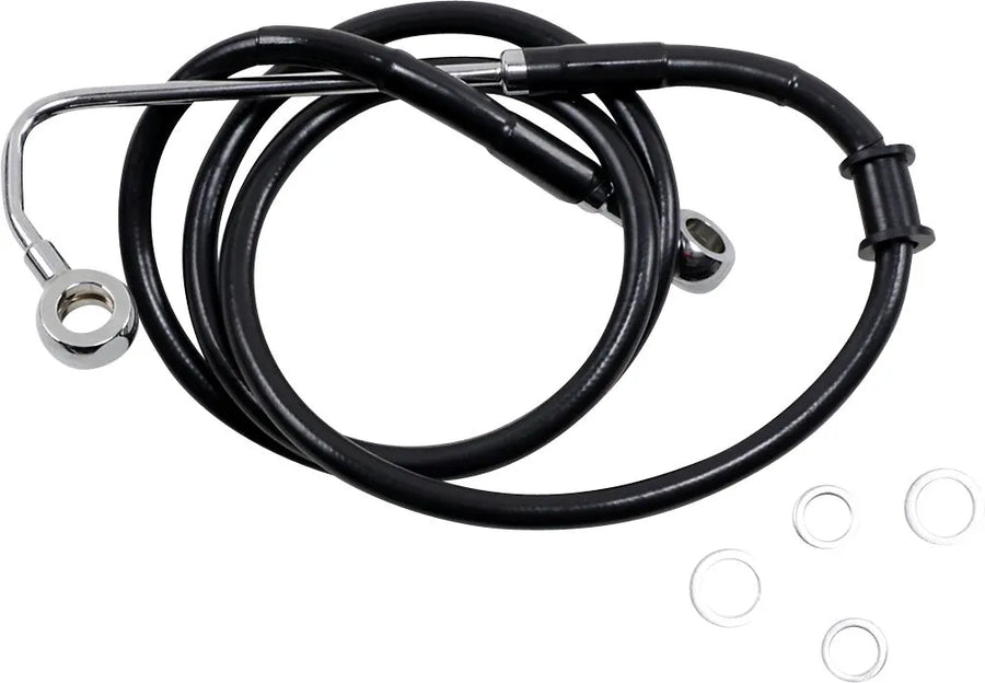 harley davidson flstc [ESPECIALIDADES DE ARRASTRE] - Línea de freno extendida de acero inoxidable