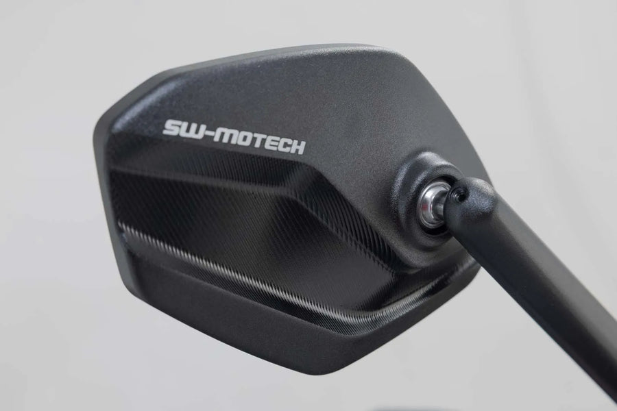 ducati monster 1200 [SW-MOTECH] – Juego de espejos deportivos, brazo de espejo corto