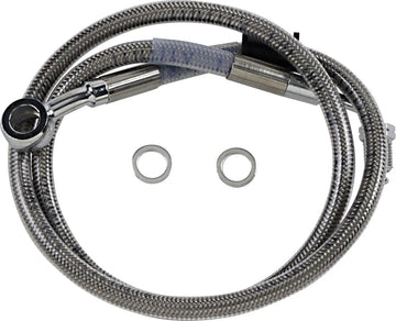 harley-davidson street bob [ESPECIALIDADES DE ARRASTRE] – Línea de freno extendida de acero inoxidable