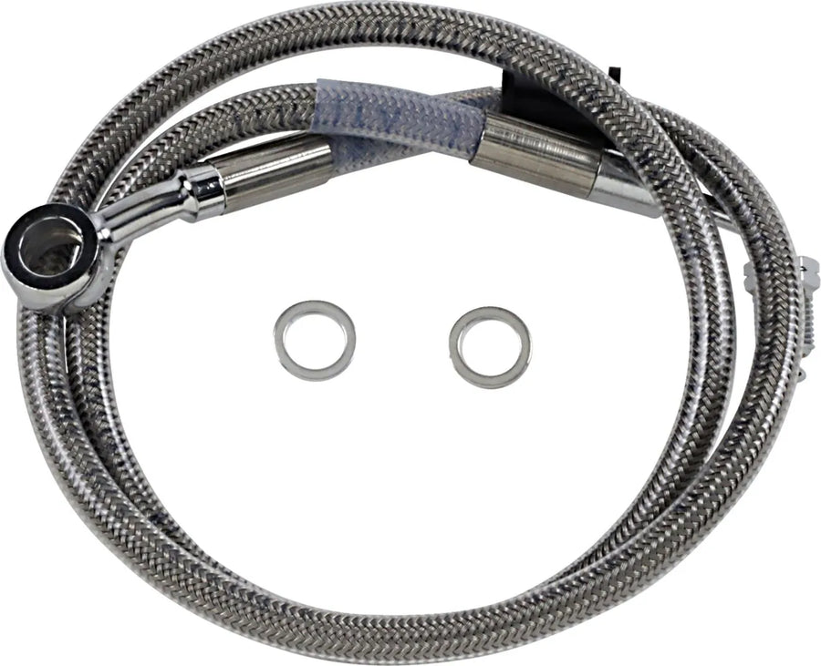 harley-davidson street bob [ESPECIALIDADES DE ARRASTRE] – Línea de freno extendida de acero inoxidable