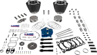 Harley-Davidson FXBB 1923 Softail Street Bob Solo 117 [2026] - 129" Power Package Motorleistungs-Kit – Oberfläche: Schwarz, Hervorgehobene Lamellen – Merkmal: Schwarze Stößelstangenrohre – Bild 8